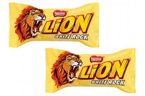 Цукерки Lion White Rock вафельні 1кг, Nestle