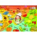 Коврик для детского творчества А3 пластиковый "Еда", Cool for School