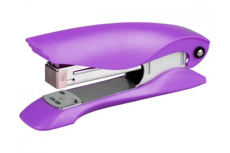 Степлер 12л скобы 10 пластиковый корпус фиолетовый Ultra, Axent
