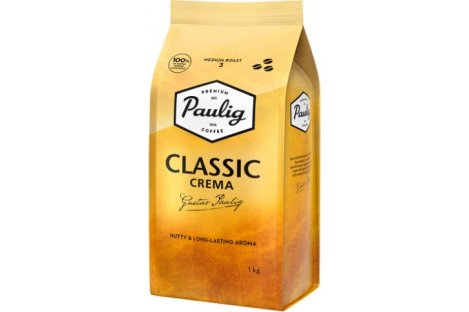Кава в зернах Paulig Classic Crema 1кг