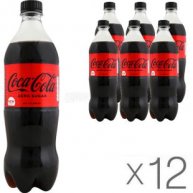 Напій сильногазований Coca-Cola Zero 0,75л*12шт