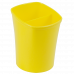 Подставка канцелярская пластиковая желтая, Zibi