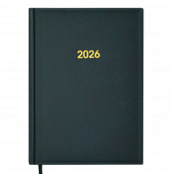 Щоденник датований A5 2026 Base зелений, Buromax