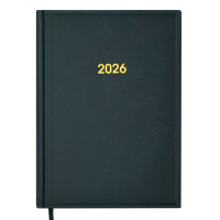 Щоденник датований A5 2026 Base зелений, Buromax