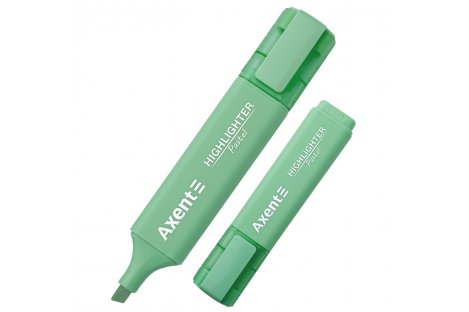 Маркер текстовий Highlighter, колір чорнил м'ятний 1-5мм, Axent