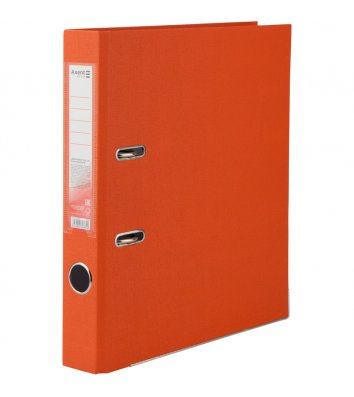 Папка-регистратор А4 50мм односторонняя оранжевая, Axent