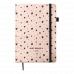 Діловий записник А5 96арк нелінований Relax світло-рожевий, Buromax