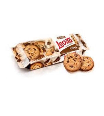 Печиво  Lovita з шматочками шоколадної глазурі 150г, Roshen