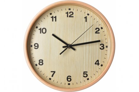 Часы настенные деревянные Natural, Optima