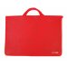 Портфель А4 пластиковий на блискавці 2 відділення червоний, Economix
