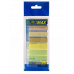 Стикеры-закладки пластиковые 12*45мм 200л 8 цветов ассорти Pastel, Buromax