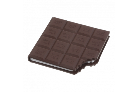 Блокнот 100*87 мм 80 арк нелінований "Chocolate", Zibi