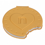 Блокнот 90*87 мм 80 арк нелінований "Cookie", Zibi