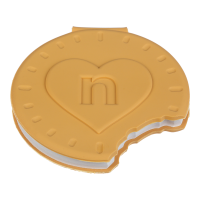 Блокнот 90*87 мм 80 арк нелінований "Cookie", Zibi  