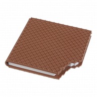 Блокнот 90*90 мм 80 арк нелінований "Waffle", Zibi  