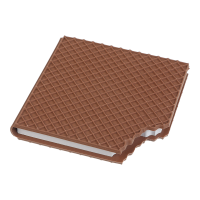 Блокнот 90*90 мм 80 арк нелінований "Waffle", Zibi  