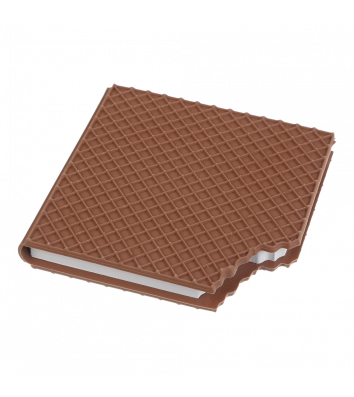Блокнот 90*90 мм 80 арк нелінований "Waffle", Zibi  