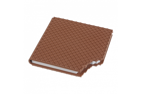 Блокнот 90*90 мм 80 арк нелінований "Waffle", Zibi  