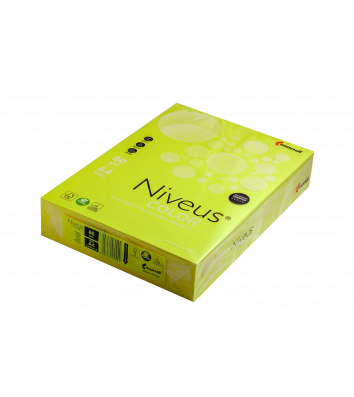 Бумага А4 80г/м2 500л цветная Niveus Color, неоновая желтая