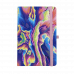 Деловой блокнот 136*207мм 96л в клетку Infinity фиолетовый, Buromax