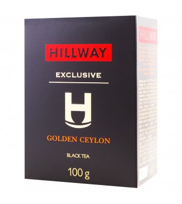 Чай чорний Hillway Exclusive Golden Ceylon байховий 100г