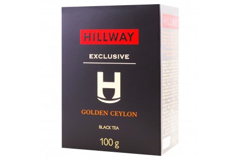Чай чорний Hillway Exclusive Golden Ceylon байховий 100г