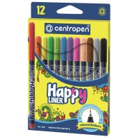 Набір лайнерів Happy 12 кольорів 0,3мм, Centropen