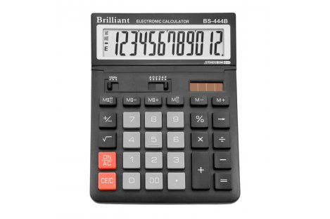 Калькулятор 12 разрядов 147*198*27мм, Brilliant