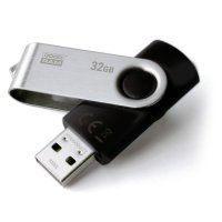 Флеш-пам'ять 32GB GOODRAM UTS2 TWISTER, корпус чорний
