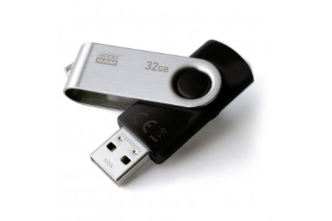 Флеш-пам'ять 32GB GOODRAM UTS2 TWISTER, корпус чорний