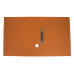 Папка-регистратор А4 40мм 2D-кольца двусторонняя оранжевая, Buromax