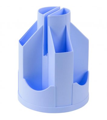 Подставка канцелярская пластиковая Pastelini голубая, Axent