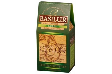 Чай зелений Basilur цейлонський 100г
