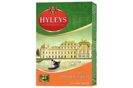 Чай зеленый Hyleys Плод Страсти крупнолистовой с ароматом маракуи 100г