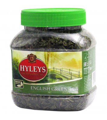Чай зеленый Hyleys Английский Ган Паудер крупнолистовой 230г