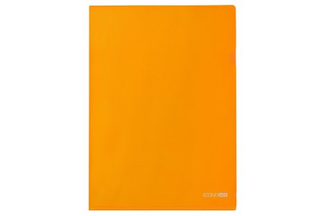 Папка-куточок А4 пластикова помаранчева, Economix
