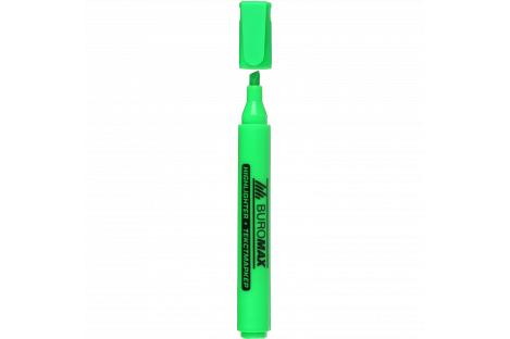 Маркер текстовий, колір чорнил зелений 1-4,6мм, Buromax