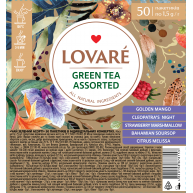 Чай зелений Lovare Assorted  50шт*1,5г