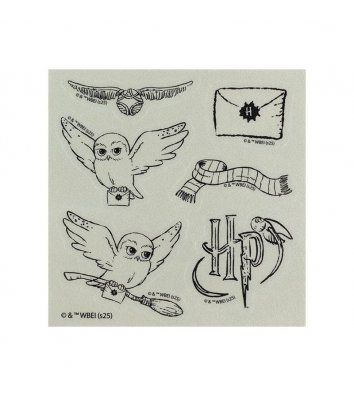 Набір стікерів світловідбиваючих "Harry Potter" для твердих поверхонь, Kite