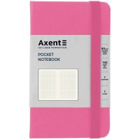 Деловой блокнот А6 96л клетка Partner розовый, Axent