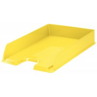 Лоток горизонтальний пластиковий жовтий Vivida, Esselte
