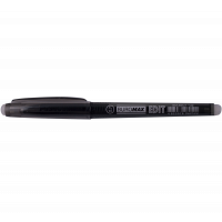 Ручка гелева пиши-стирай Edit, колір чорнил чорний 0,7мм, Buromax