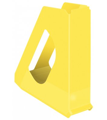 Лоток вертикальный пластиковый желтый, Esselte