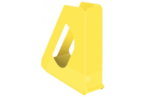 Лоток вертикальный пластиковый желтый, Esselte