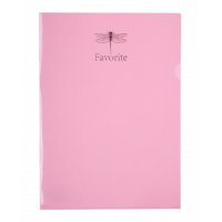 Папка-куточок А4 пластикова Pastel рожева, Buromax