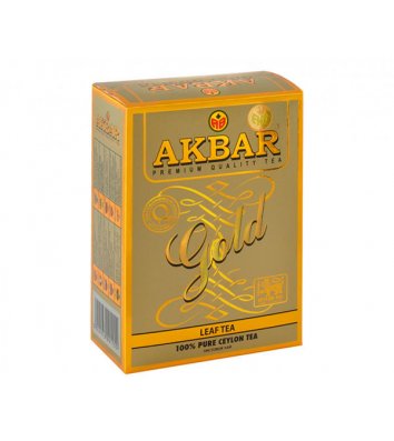 Чай черный Akbar Gold заварной листовой 250г