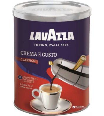 Кофе молотый Lavazza Crema&Gusto 250г