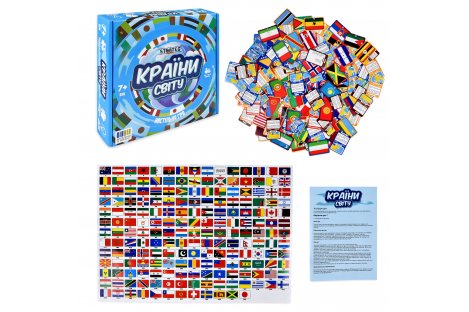 Гра настільна "Країни світу", Strateg Гра настільна "Країни світу", Strateg