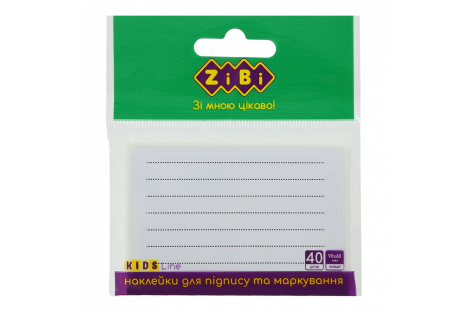Наклейки для підпису та маркування 90x60 мм, Zibi