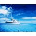 Живопис за номерами "Біла яхта" 50*65см в коробці, ArtStory